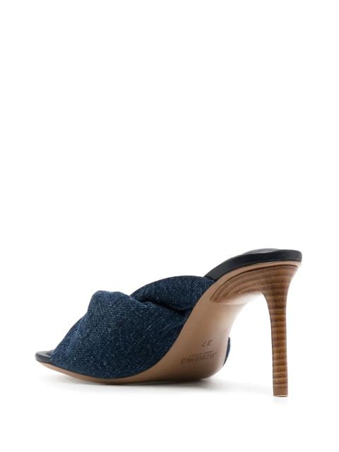 Jacquemus Les mules Bagnu 95mm sandals - Blue