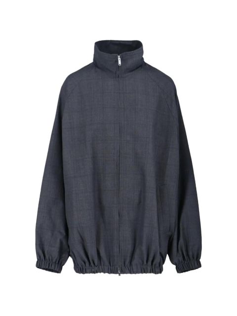 The Frankie Shop Baxter plaid zip jacket - Grey - zdjęcie produktu nr 1