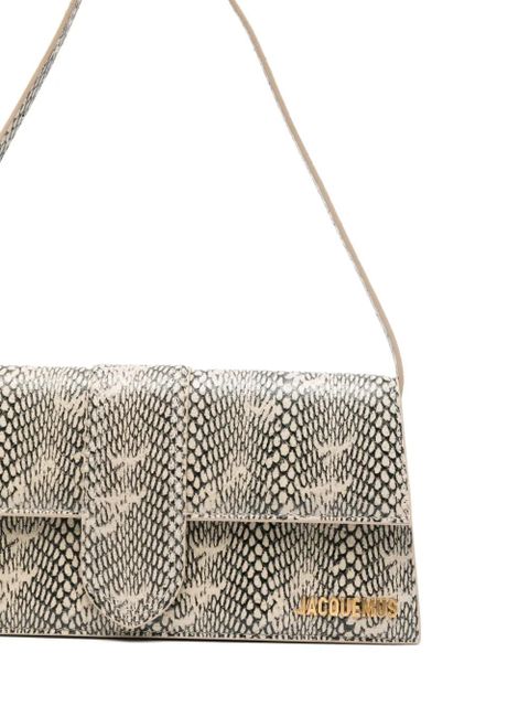 Jacquemus snakeskin shoulder bag - Neutrals