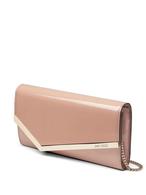 Jimmy Choo Emmie gold-detail clutch bag - Neutrals - zdjęcie produktu nr 2