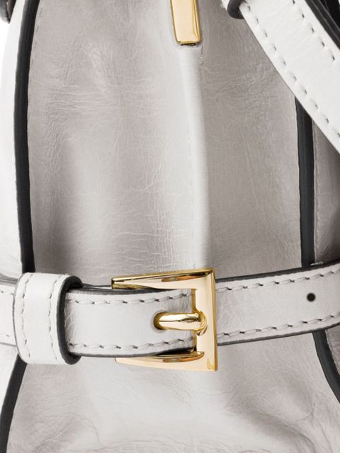 Prada leather shoulder bag - White