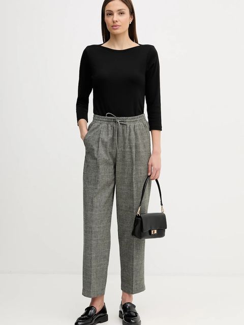 United Colors of Benetton spodnie z dodatkiem lnu - zdjęcie produktu nr 1