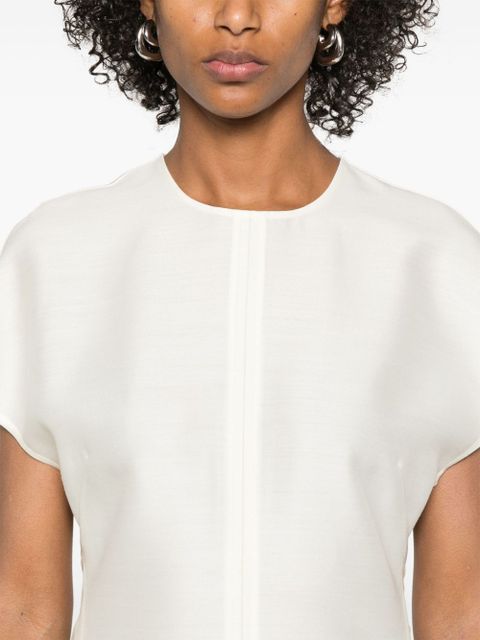 TOTEME cap-sleeve top - Neutrals