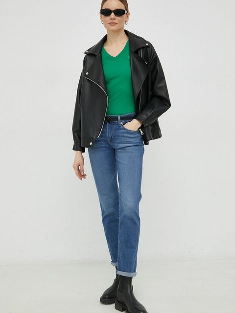 Levi's jeansy MID RISE BOYFRIEND damskie medium waist