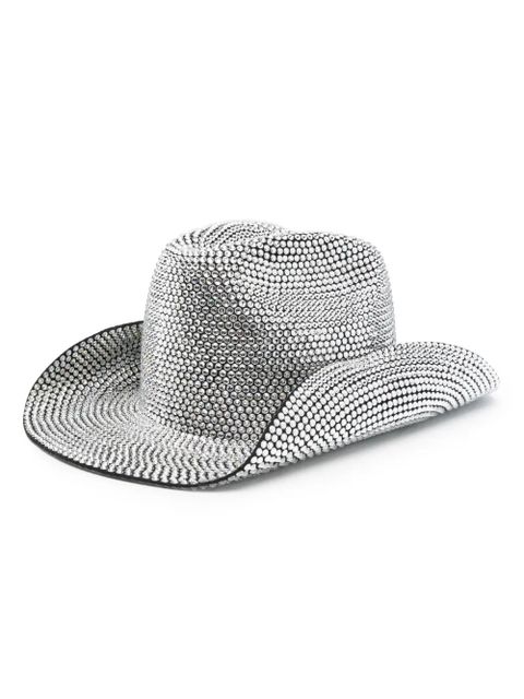 Ruslan Baginskiy crystal cowboy hat - Black - zdjęcie produktu nr 1