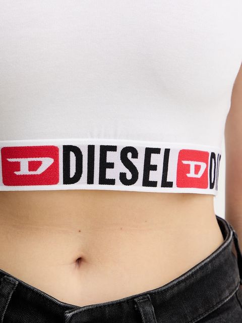 Diesel t-shirt IRMA-D-CORE damski kolor beżowy A18273.0NJAP