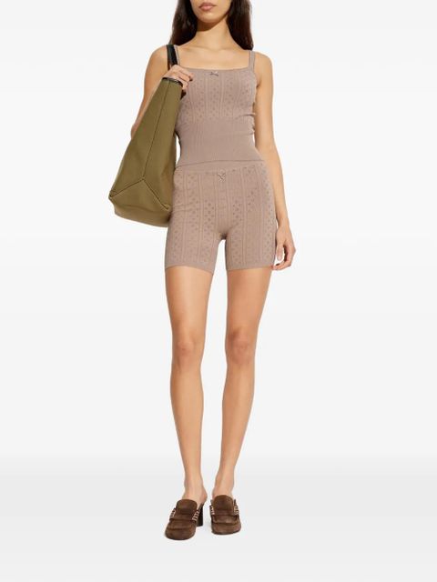 JW Anderson bow-detail open-work tank top - Neutrals - zdjęcie produktu nr 2