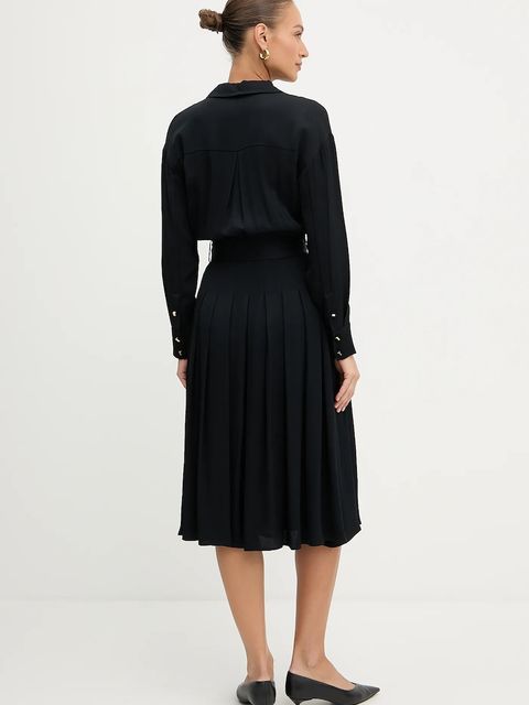 Marciano by Guess sukienka ANITA kolor czarny midi rozkloszowana 5YGK32 7356A - zdjęcie produktu nr 2