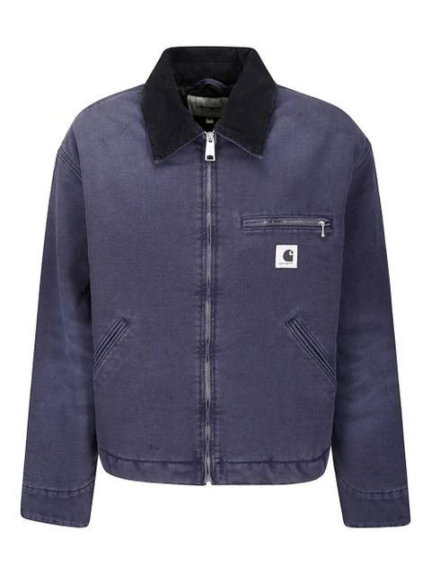 Carhartt WIP logo-patch bomber jacket - Blue - zdjęcie produktu nr 1