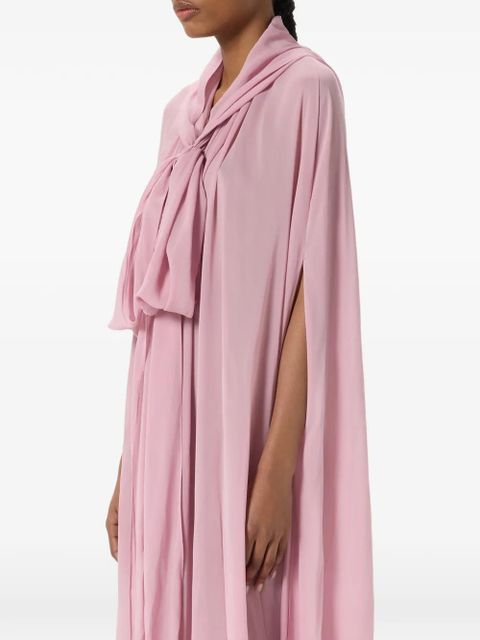 Blumarine hooded cape dress - Pink