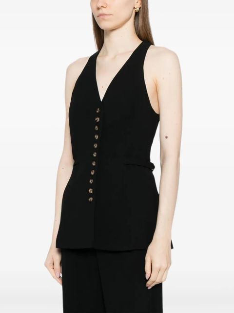 Reformation Rowe vest - Black - zdjęcie produktu nr 2