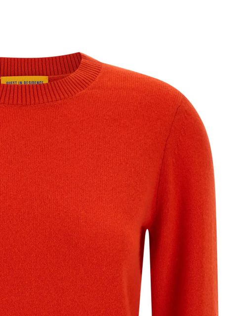 Guest In Residence Shrunken crew-neck sweater - Red