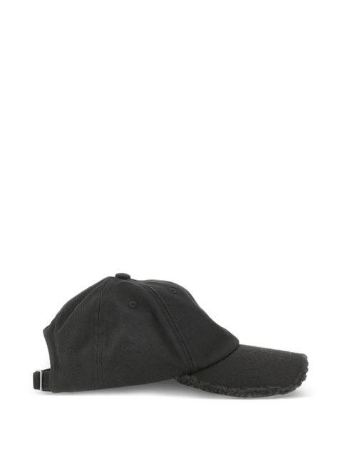 Jacquemus Artichaut frayed baseball cap - Black - zdjęcie produktu nr 2