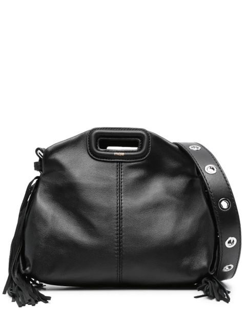 Maje mini Miss M leather shoulder bag - Black - zdjęcie produktu nr 1