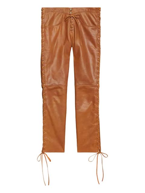 ISABEL MARANT Cyerra trousers - Brown - zdjęcie produktu nr 1