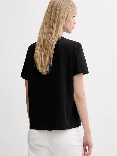 Calvin Klein Jeans t-shirt bawełniany damski kolor czarny LV047B865G - zdjęcie produktu nr 2