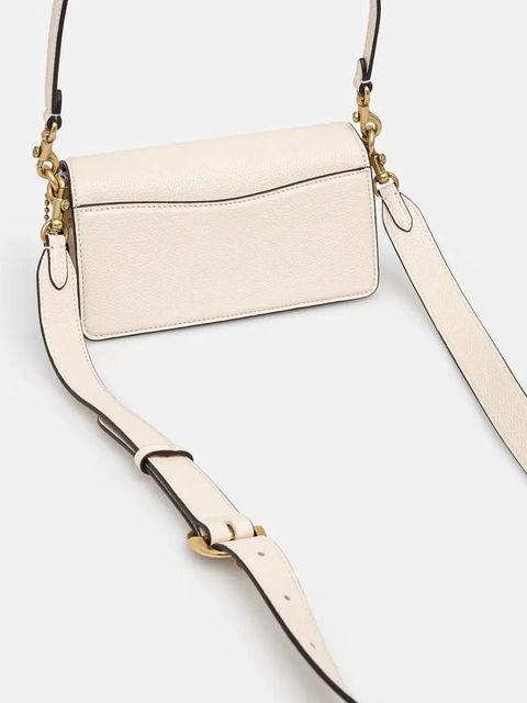 Coach torebka skórzana Tabby kolor beżowy CY201