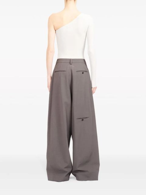 MM6 Maison Margiela wide-leg tailored trousers - Grey