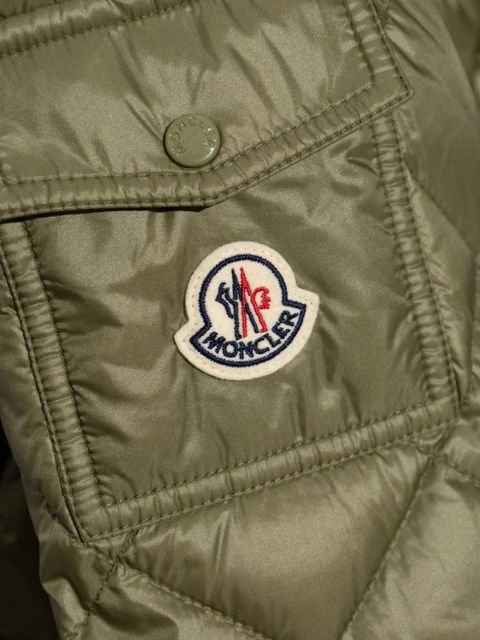 Moncler quilted puffer jacket - Green