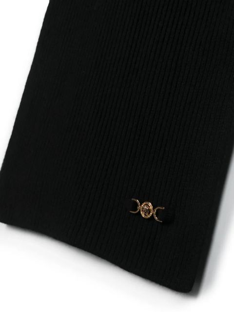 Versace Medusa '95 ribbed-knit scarf - Black - zdjęcie produktu nr 2