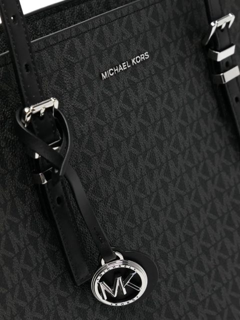 Michael Kors Large Quinn Signature Logo tote - Black