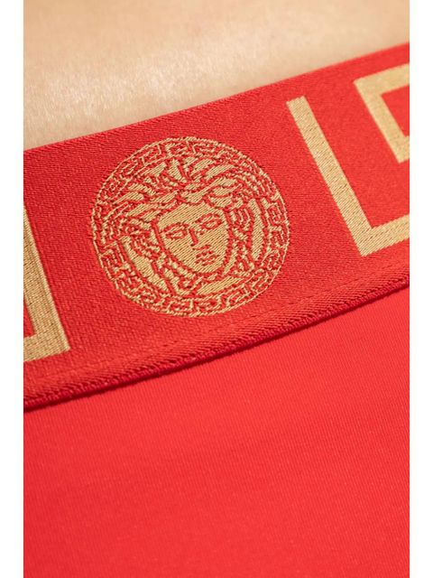 Versace Greca-detail bikini bottoms - Red - zdjęcie produktu nr 2