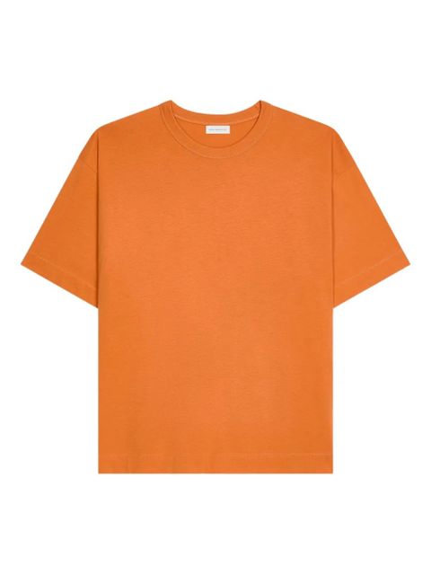 DRIES VAN NOTEN cotton crew-neck t-shirt - Orange - zdjęcie produktu nr 1