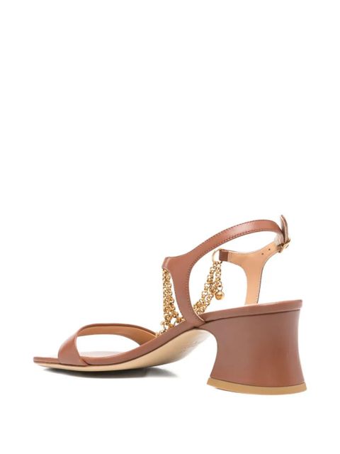 Chloé 50mm Charms sandals - Brown