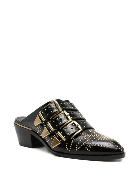 Chloé Susanna studded mules - Black - zdjęcie produktu nr 2