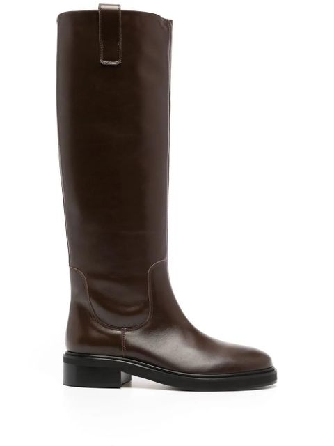 Aeyde Henry 45mm knee-length boots - Brown - zdjęcie produktu nr 1