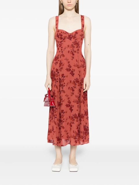 Reformation Lela dress - Red - zdjęcie produktu nr 2