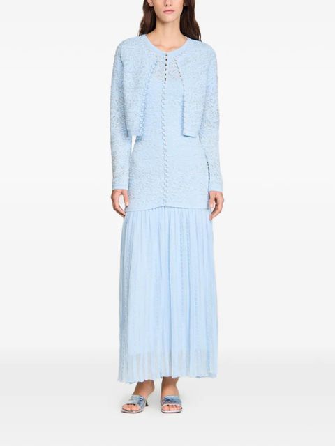SANDRO floral-pattern cardigan - Blue - zdjęcie produktu nr 2