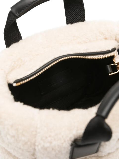 Moncler micro Caradoc quilted tote bag - White