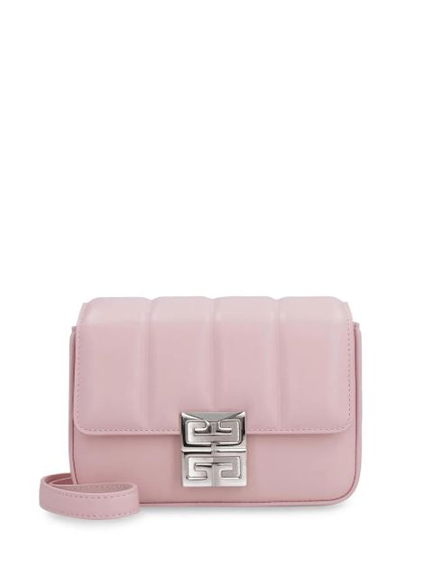 Givenchy logo-plaque leather satchel bag - Pink - zdjęcie produktu nr 1