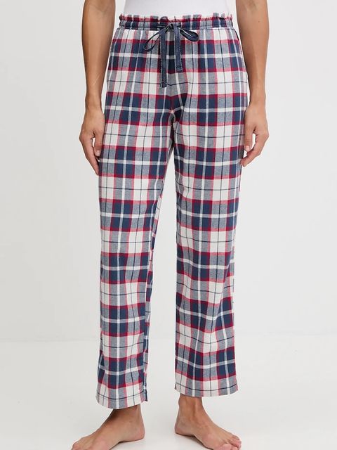 women'secret spodnie piżamowe bawełniane damska kolor niebieski 3702290 - zdjęcie produktu nr 1