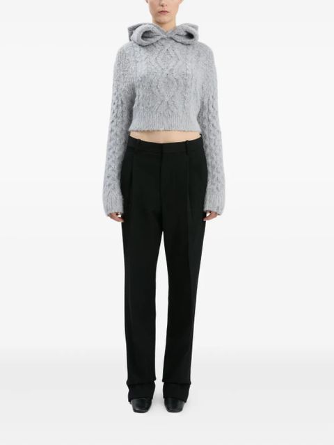 Victoria Beckham cable-knit sweater - Grey