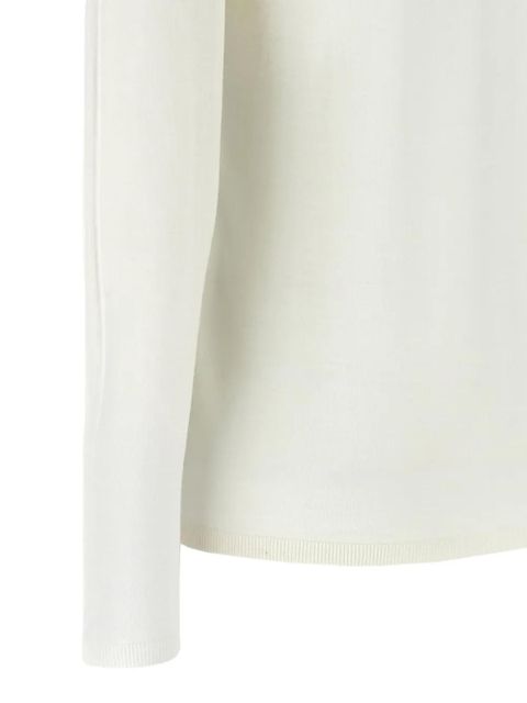 Max Mara high-neck wool sweater - White