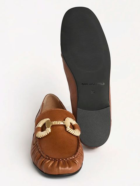 Karl Lagerfeld mokasyny skórzane ELEIA