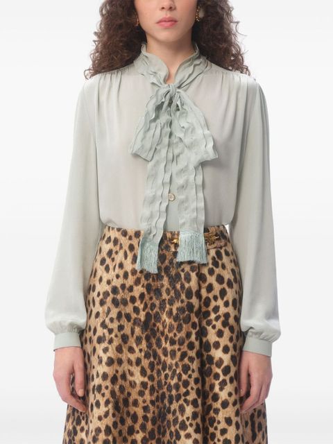 Valentino Garavani crepe de chine shirt - Green