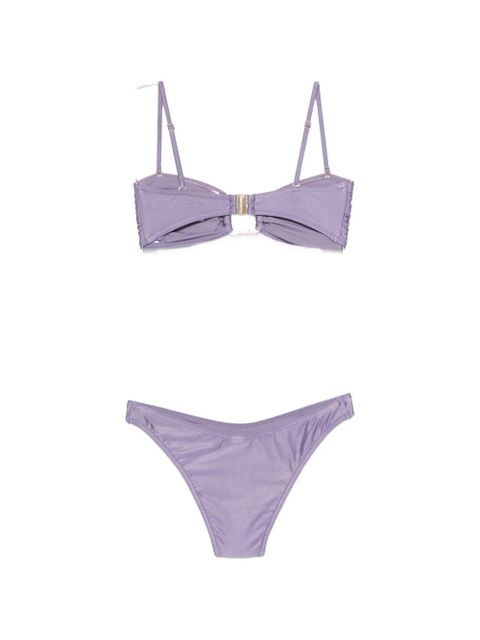 ZIMMERMANN Indra bamboo-trim bikini - Purple - zdjęcie produktu nr 2
