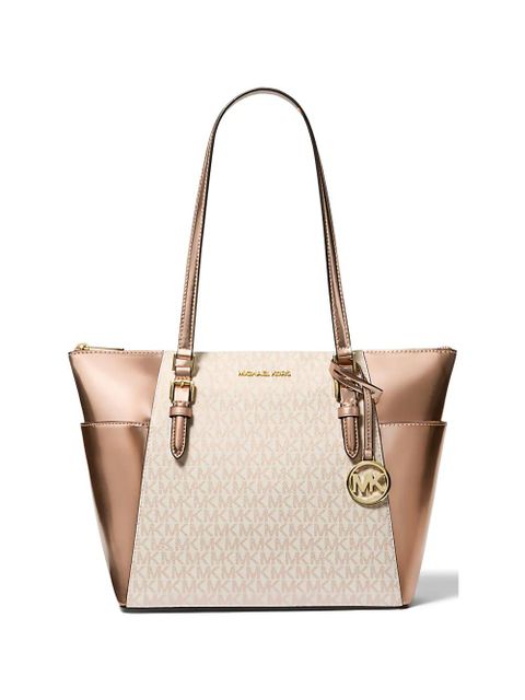Michael Kors Charlotte metallic tote bag - Neutrals - zdjęcie produktu nr 1