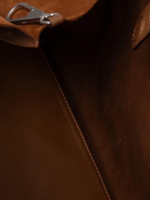 Gianni Chiarini torebka zamszowa DUA kolor brązowy BS.9780.CM-PL