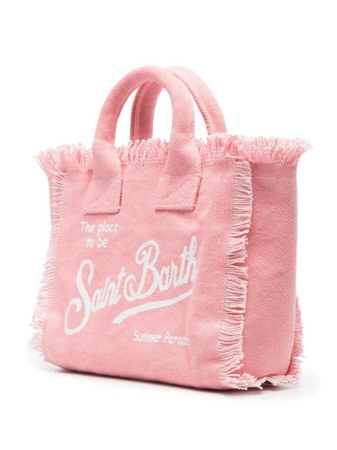MC2 Saint Barth mini Vanity canvas tote bag - Pink