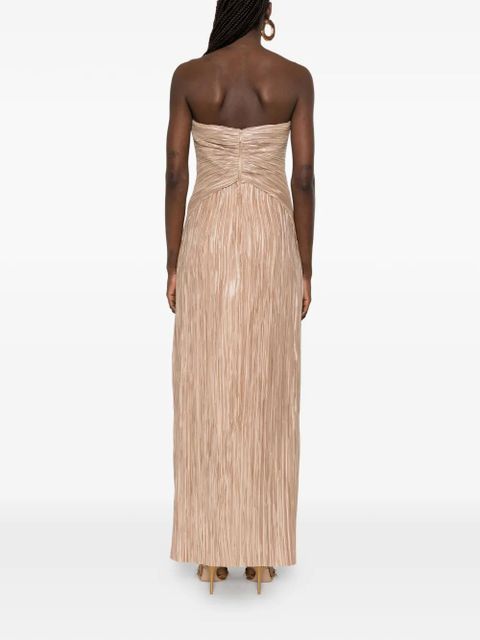 Cult Gaia Sequoia pleated maxi dress - Neutrals