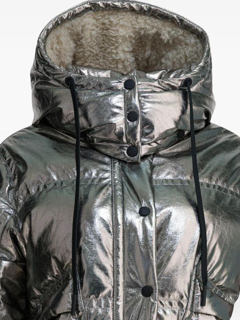Moncler Grenoble hooded puffer jacket - Silver - zdjęcie produktu nr 2