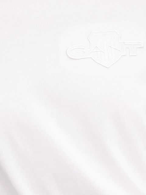 Gant t-shirt bawełniany damski kolor biały 4202589