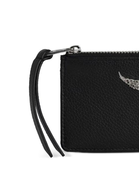 Zadig&Voltaire Signature Wings zip card holder - Black - zdjęcie produktu nr 2