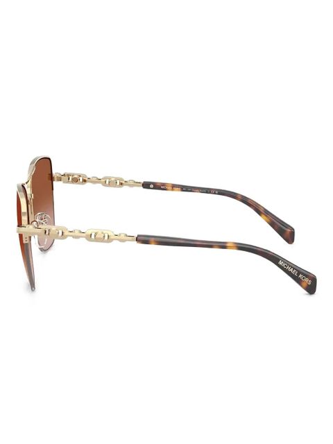 Michael Kors Dorado Beach chain-embellished sunglasses - Gold
