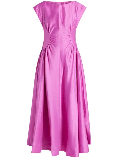 Acler Emery draped midi dress - Pink - zdjęcie produktu nr 1