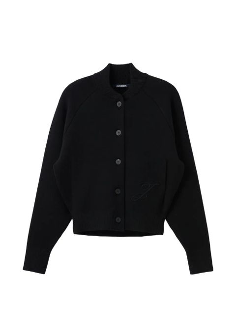 Jacquemus Lavande embroidered cardigan - Black - zdjęcie produktu nr 1